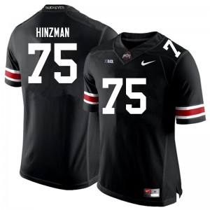 #75 Carson Hinzman OSU Black Mens Jersey NCAA Football 466503-795