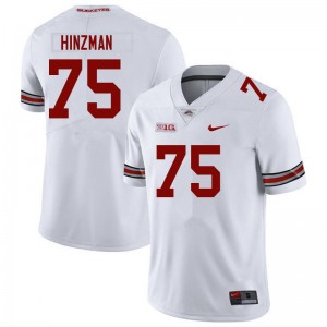 #75 Carson Hinzman Buckeye Nation White Men Jersey 2025 Football 827387-847