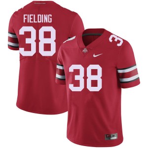 #38 Jayden Fielding OSU Buckeyes Red Men Jersey University Football 828300-214