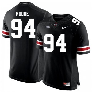 #94 Jason Moore Go Bucks Black Mens Jersey 2025-26 Football 819546-835