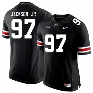 #97 Kenyatta Jackson Jr. Ohio State Black Mens Jersey Embroidery Football 352693-917