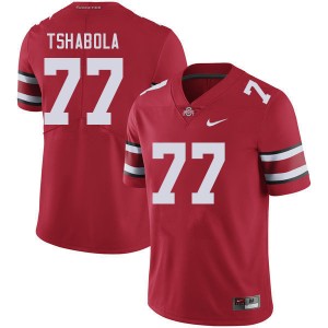 #77 Tegra Tshabola The Ohio State Red Men Jersey Game Football 497028-841