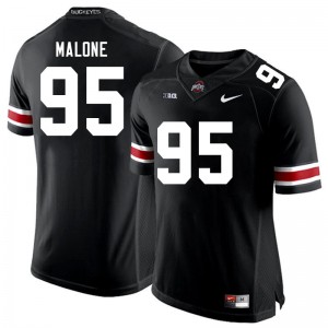#95 Tywone Malone The Fighting Buckeyes Black Men Jersey University Football 600911-627