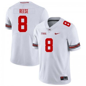 #8 Arvell Reese The Ohio State White Men's Jersey Player Football 955417-180