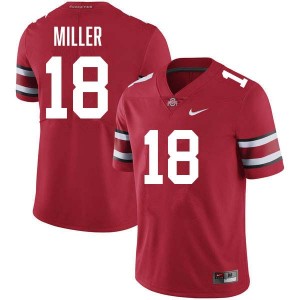 #18 Bodpegn Miller The Fighting Buckeyes Red Men Jersey Player Football 362939-973