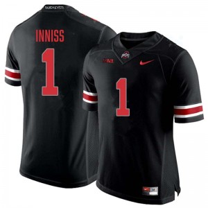 #1 Brandon Inniss OSU Blackout Mens Jersey Player Football 624806-139