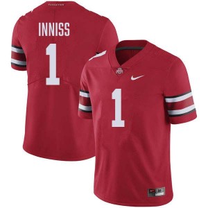 #1 Brandon Inniss The Fighting Buckeyes Red Men's Jersey High School Football 451762-811