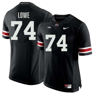 #74 Carter Lowe Buckeye Nation Black Mens Jersey 2025 Football 242410-746