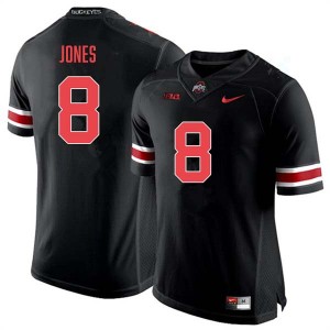 #8 De'Zie Jones OSU Buckeyes Blackout Mens Jersey Limited Football 450520-527