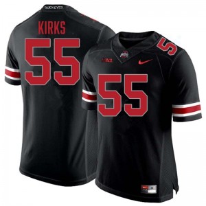 #55 Dominic Kirks Ohio State Blackout Men Jersey 2025-26 Football 171743-159