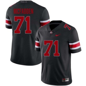 #71 Jayvon McFadden The Ohio State Blackout Men's Jersey 2025 Football 647225-908