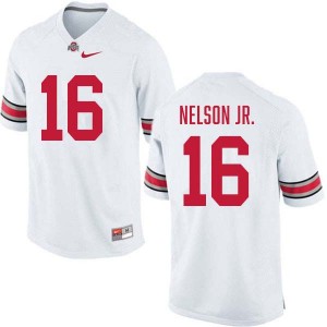 #16 Keenan Nelson Jr. Ohio State White Men Jersey Player Football 700626-275