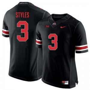 #3 Lorenzo Styles Jr. Ohio State Blackout Men Jersey High School Football 791035-716