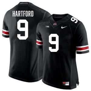 #9 Malik Hartford OSU Black Men's Jersey 2025-26 Football 645212-557