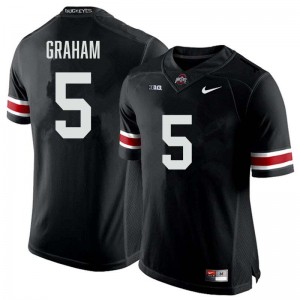 #5 Mylan Graham OSU Buckeyes Black Men Jersey Game Football 741797-814