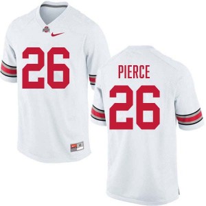 #26 Payton Pierce OSU White Men's Jersey Limited Football 659523-534