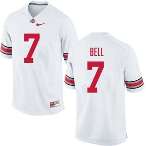 #7 Phillip Bell Go Bucks White Mens Jersey Official Football 192526-911