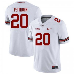 #20 Riley Pettijohn The Fighting Buckeyes White Men Jersey Alumni Football 535812-460
