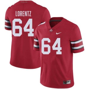 #64 Simon Lorentz The Fighting Buckeyes Red Men's Jersey NCAA Football 789594-373