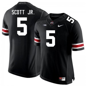 #5 Aaron Scott Jr. Ohio State Black Men's Jersey High School Football 352967-403