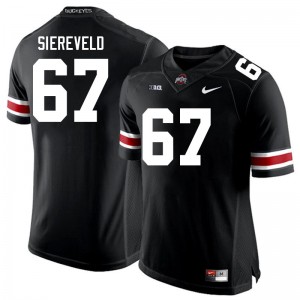 #67 Austin Siereveld Ohio State Buckeyes Black Men Jersey Player Football 369131-379