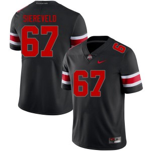 #67 Austin Siereveld OSU Buckeyes Blackout Mens Jersey High School Football 234131-436