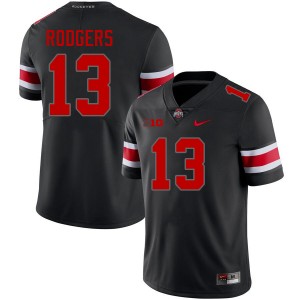 #13 Bryson Rodgers The Fighting Buckeyes Blackout Men Jersey High School Football 187911-406