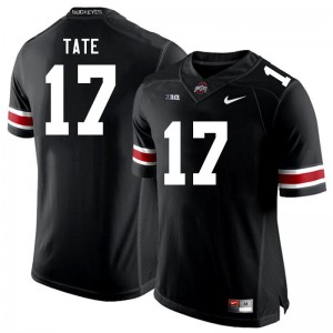 #17 Carnell Tate The Ohio State Black Mens Jersey Player Football 757599-110