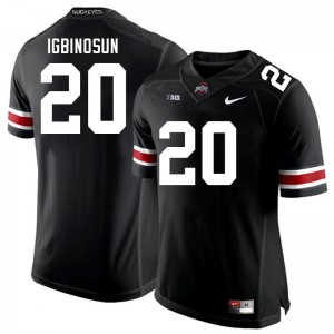 #20 Davison Igbinosun OSU Black Men Jersey Limited Football 738696-602