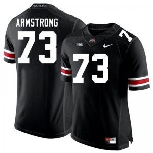 #73 Devontae Armstrong The Fighting Buckeyes Black Men's Jersey NCAA Football 195368-690