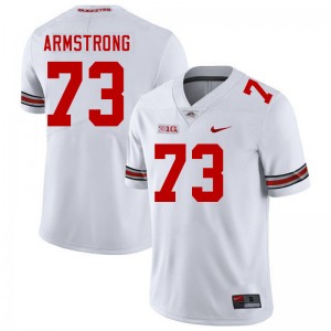 #73 Devontae Armstrong Ohio State White Mens Jersey Player Football 710312-482