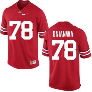 #78 Ethan Onianwa OSU Red Men Jersey Stitched Football 975417-966