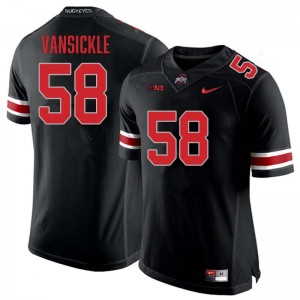 #58 Gabe VanSickle Ohio State Blackout Mens Jersey Player Football 870533-980