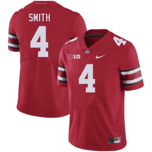 #4 Jeremiah Smith Buckeye Nation Red Mens Jersey Player Football 901174-213