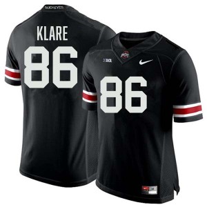 #86 Max Klare Go Bucks Black Mens Jersey High School Football 190672-465