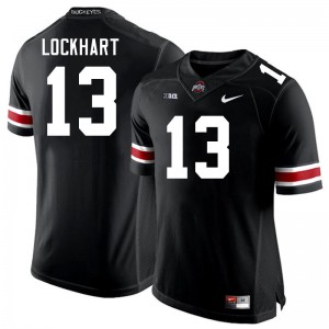 #13 Miles Lockhart Ohio State Black Men Jersey 2025-26 Football 627649-786