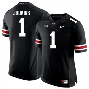 #1 Quinshon Judkins Ohio State Buckeyes Black Mens Jersey University Football 289887-809