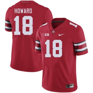 #18 Will Howard The Fighting Buckeyes Red Men Jersey 2025 Football 447118-853