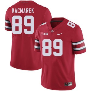 #89 Will Kacmarek Ohio State Red Men's Jersey Stitched Football 365013-503