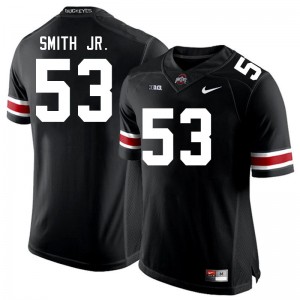 #53 Will Smith Jr. OSU Buckeyes Black Mens Jersey 2025-26 Football 207246-345