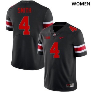 #4 Jeremiah Smith Buckeye Nation Blackout Women Jersey NCAA Football 327447-462