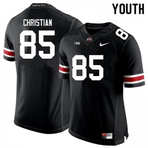 #85 Bennett Christian The Ohio State Black Youth Jersey NCAA Football 272668-389