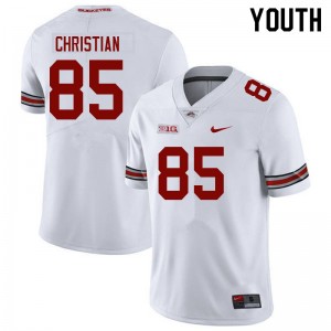 #85 Bennett Christian Ohio State Buckeyes White Youth Jersey Game Football 854248-789
