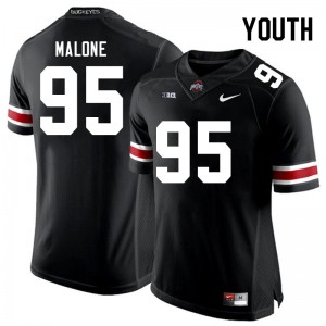 #95 Tywone Malone Buckeye Nation Black Youth Jersey University Football 807697-207