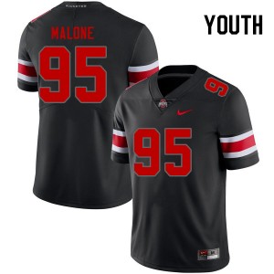 #95 Tywone Malone Go Bucks Blackout Youth Jersey Game Football 360566-193