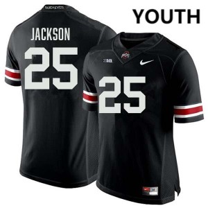#25 Bo Jackson Ohio State Black Youth Jersey Player Football 734553-545