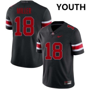 #18 Bodpegn Miller The Ohio State Blackout Youth Jersey Replica Football 852965-775
