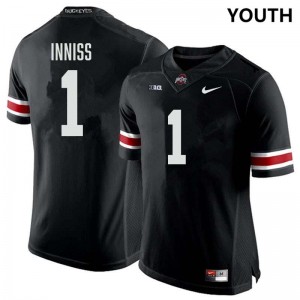 #1 Brandon Inniss The Ohio State Black Youth Jersey Game Football 786041-263