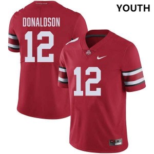 #12 CJ Donaldson OSU Red Youth Jersey High School Football 783642-587