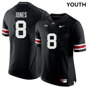 #8 De'Zie Jones Ohio State Black Youth Jersey Stitched Football 636665-525